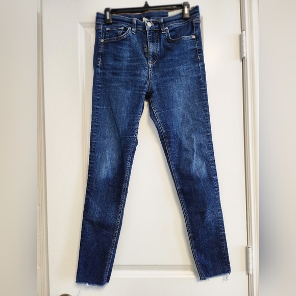 Rag & Bone Blue Skinny Jeans size 28 - Picture 1 of 9